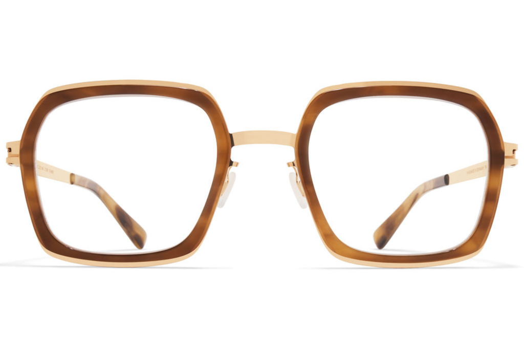 Occhiali da vista MYKITA DELFINA A80 Champagne Gold Galapagos