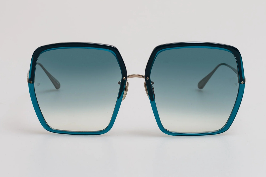 Occhiali da sole LINDA FARROW SYAN Light Gold