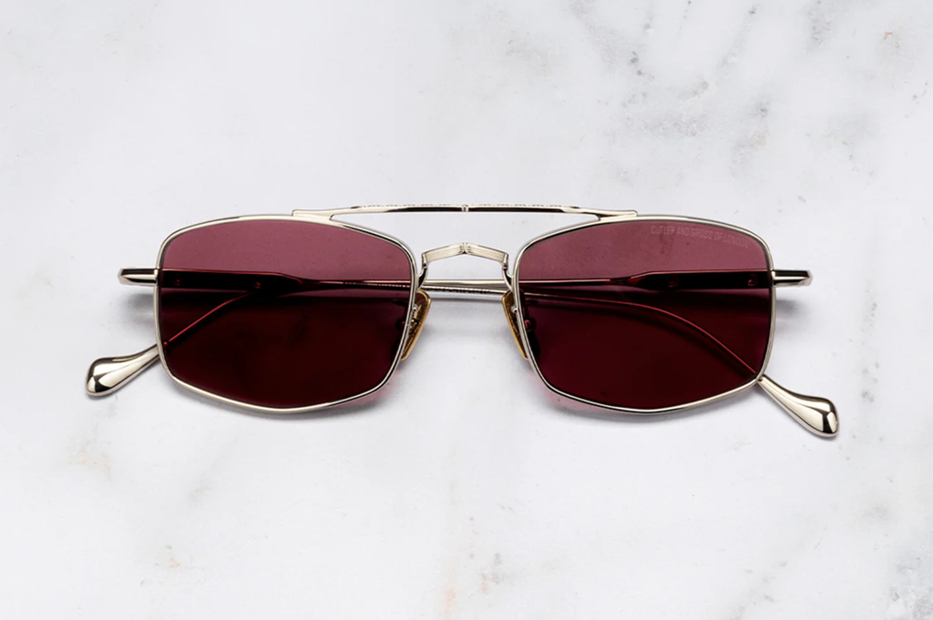 Occhiali da sole Cutler And Gross The Great Frog Bowie Silver Red