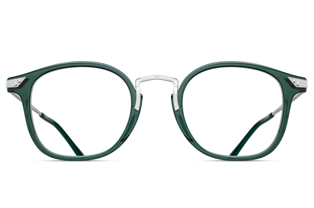Occhiali da vista MATSUDA 2808H Brushed Silver - Bottle Green