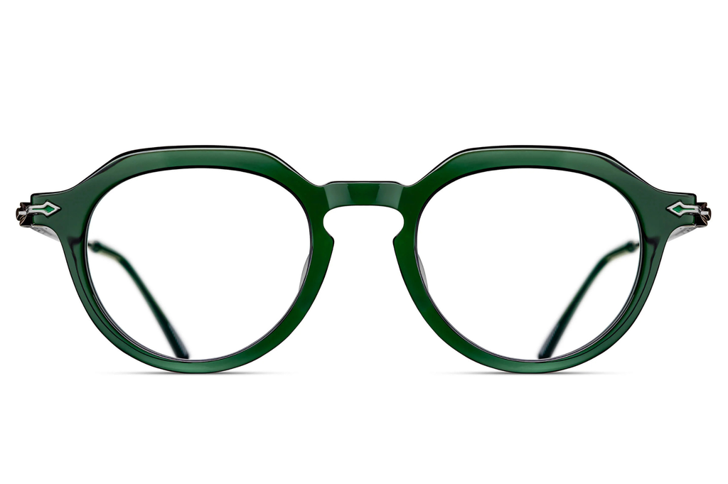 Occhiali da vista MATSUDA M2057 Bottle Green - Brushed Silver