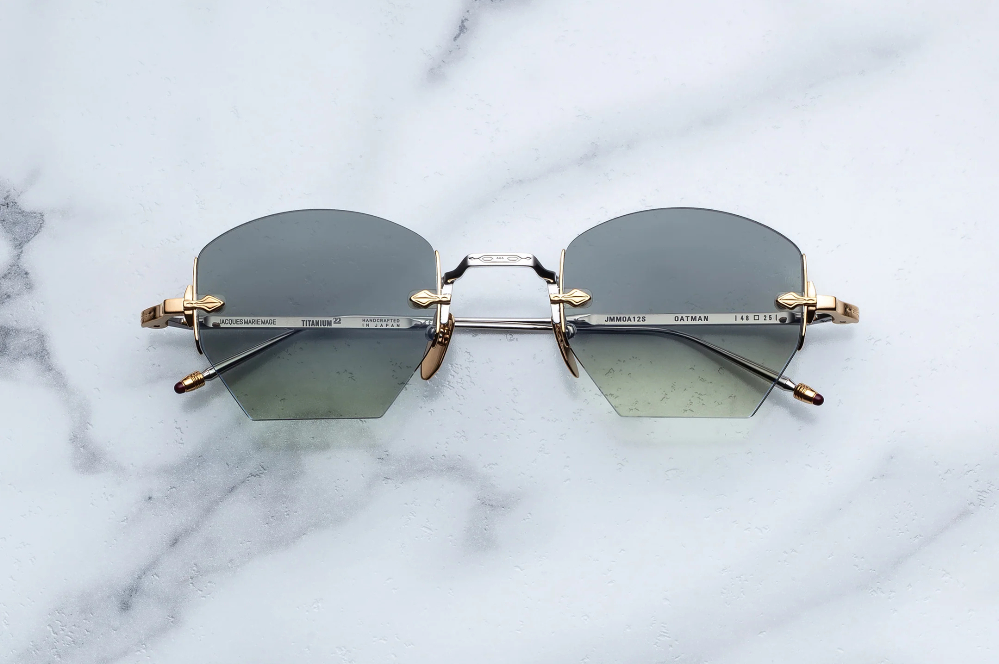 Occhiali da sole Jacques Marie Mage Oatman Electrum