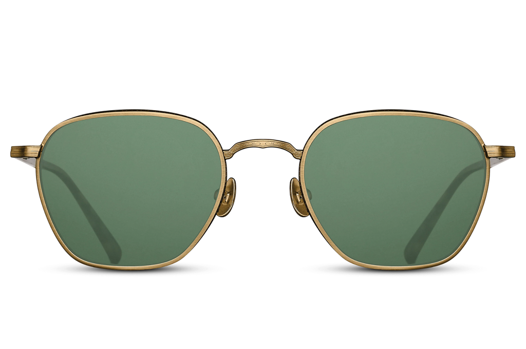 Occhiali da sole MATSUDA M3101 ANTIQUE GOLD-DARK GREEN