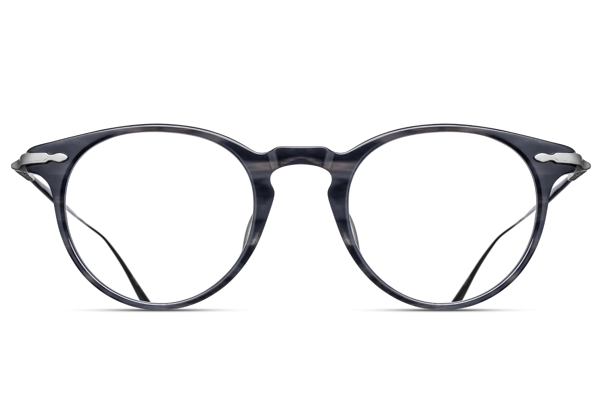 Occhiali da vista MATSUDA M2056 Black Stripe - Brushed Silver