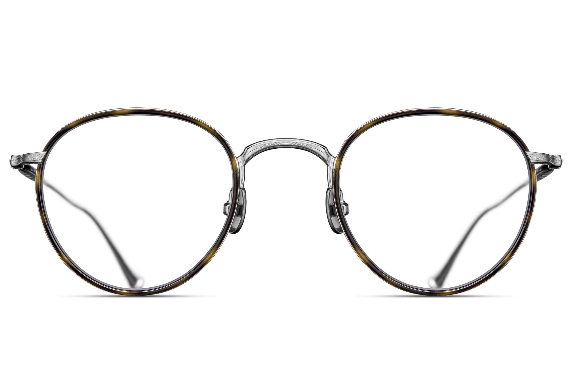 Occhiali da vista MATSUDA M3085-I Brushed Silver - Khaki Tortoise