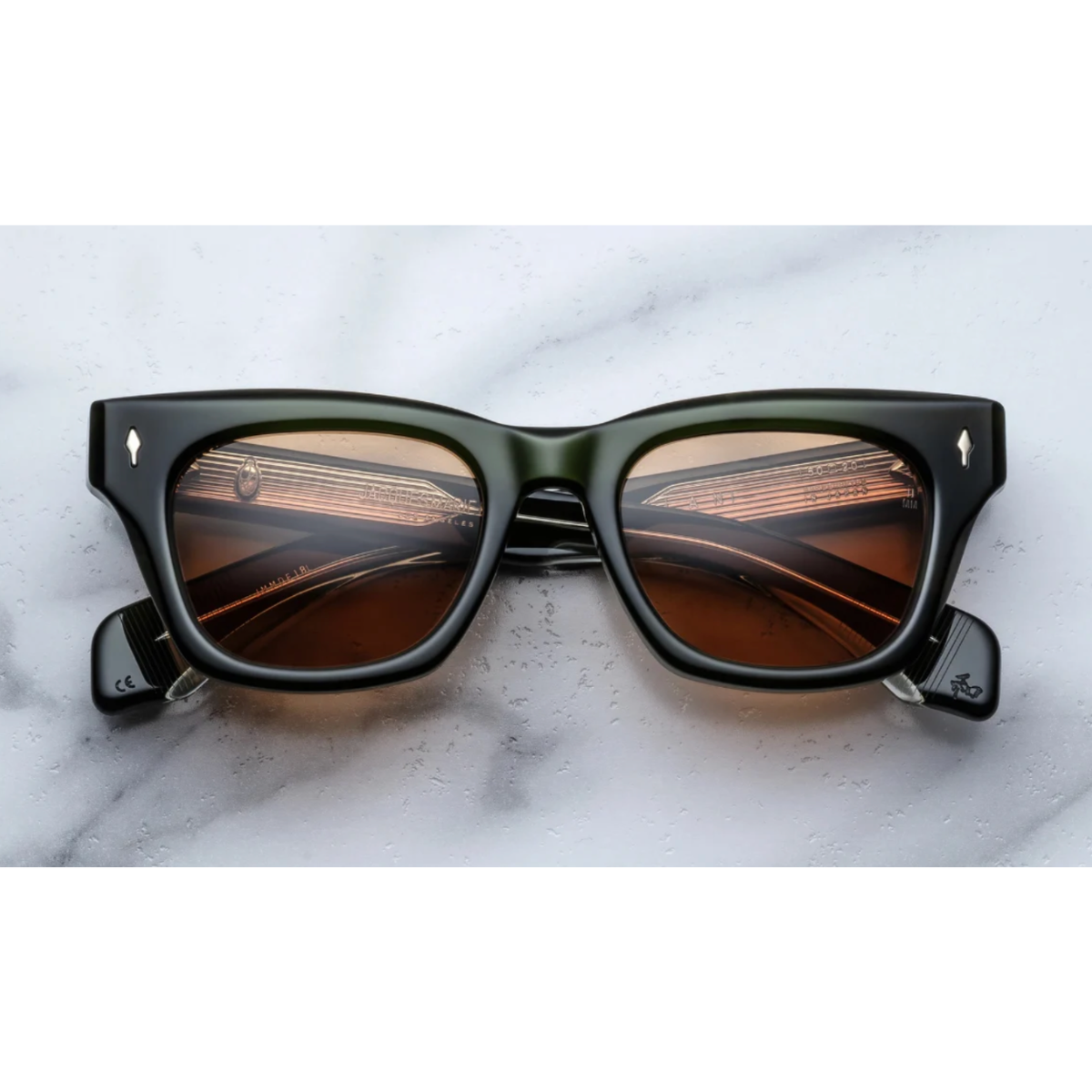 Jacques Marie Mage Occhiali da Sole Dealan Borneo Verde/Marrone Unisex