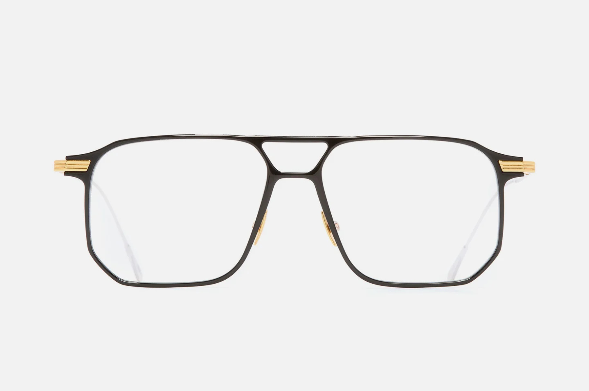 Occhiali da vista Cutler And Gross 0006 Black on 24K Yellow Gold + 18K Rhodium