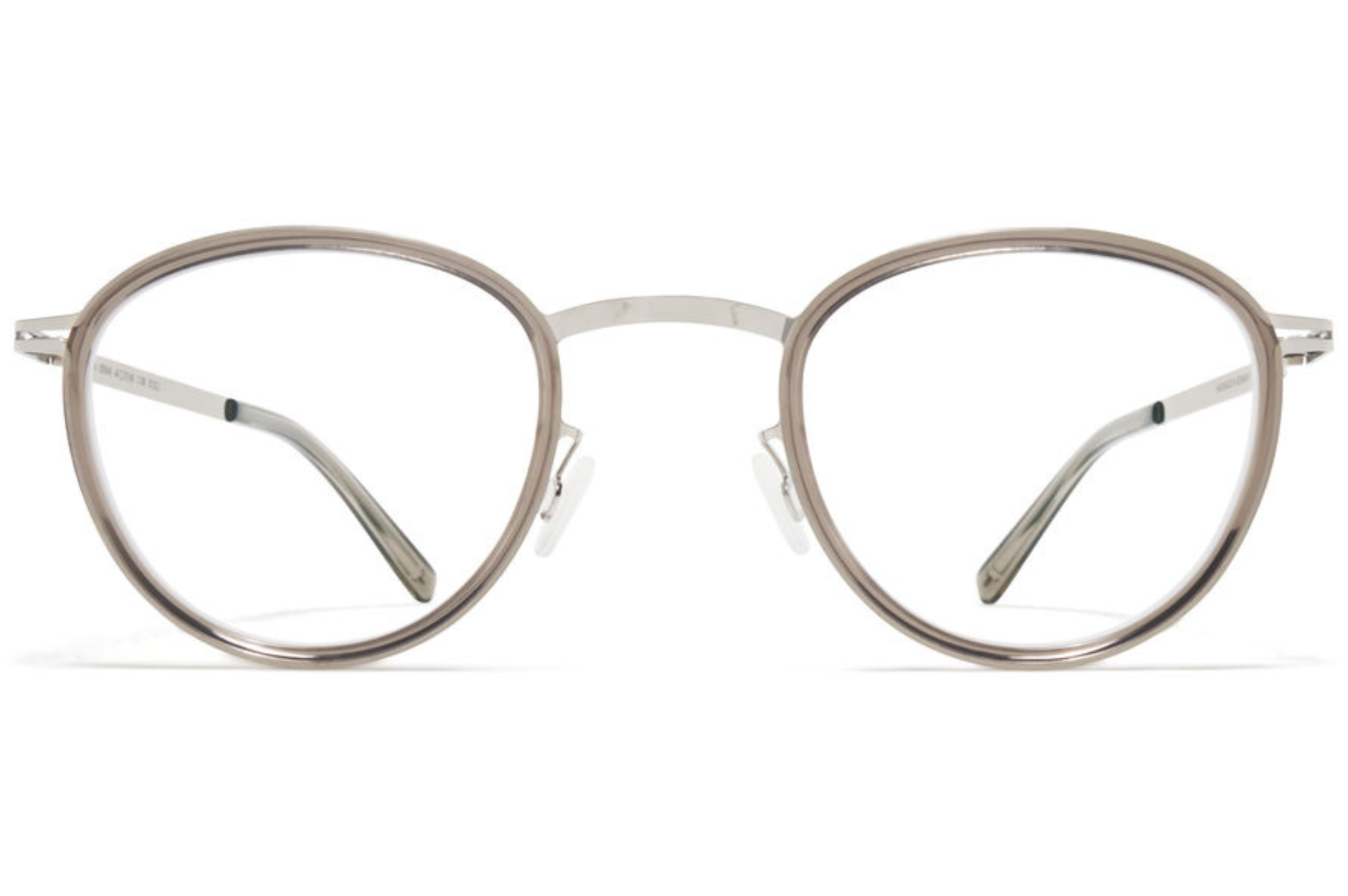 Occhiali da vista MYKITA KIRIMA A74-Shiny Silver Clear Ash