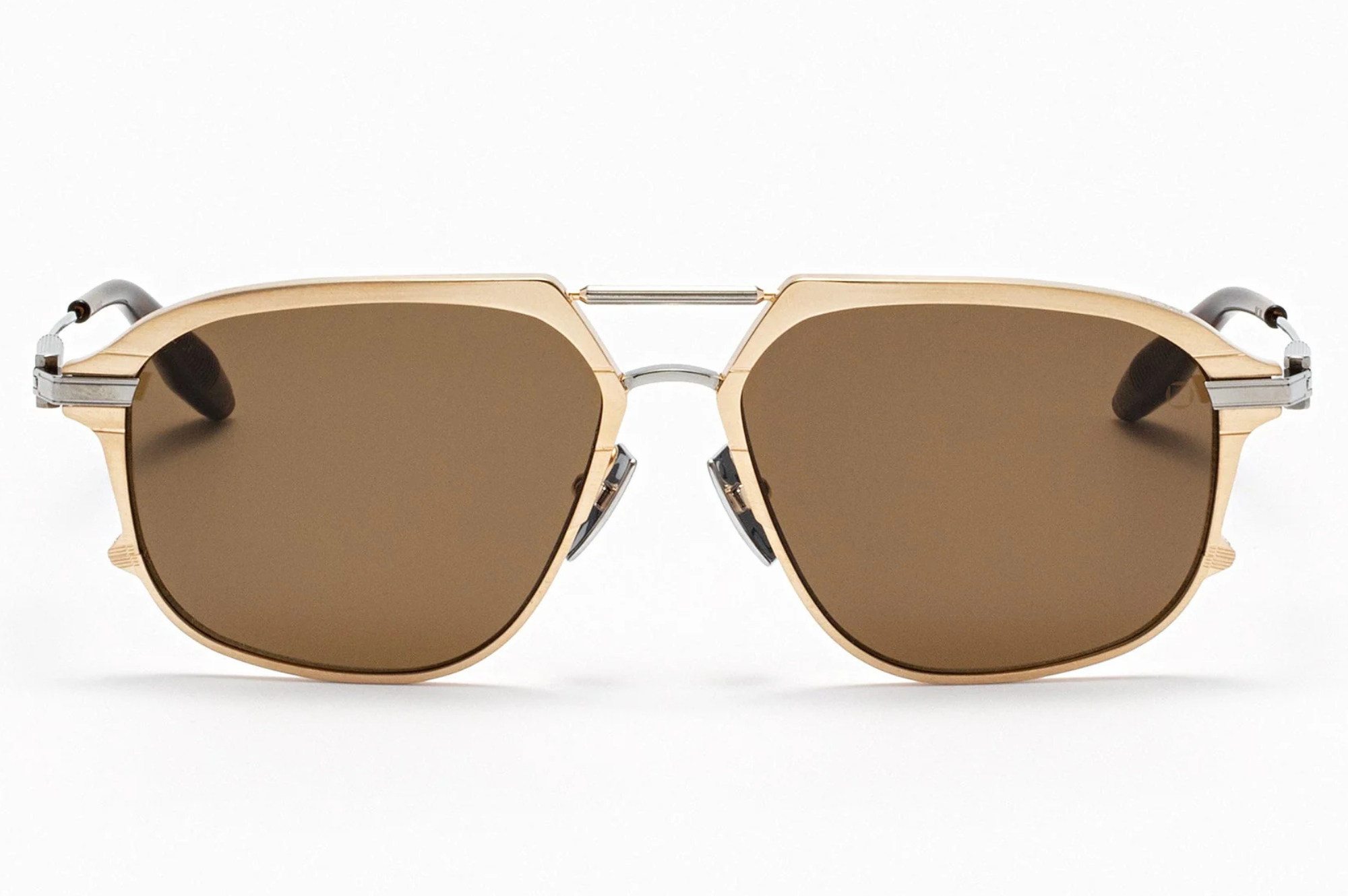 Occhiali da sole AKONI ICARUS Brushed White Gold