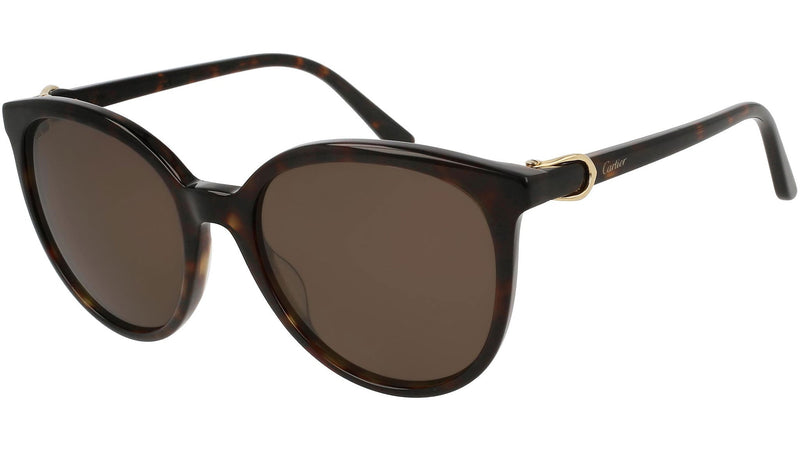 Occhiali da sole CARTIER CT0003S Shiny dark havana