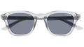 Occhiali da sole MONTBLANC MB0384S Shiny transparent light grey