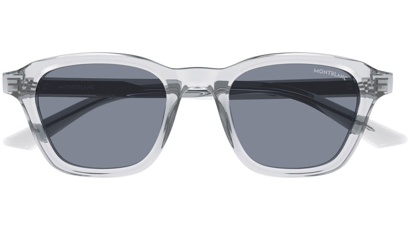 Occhiali da sole MONTBLANC MB0384S Shiny transparent light grey