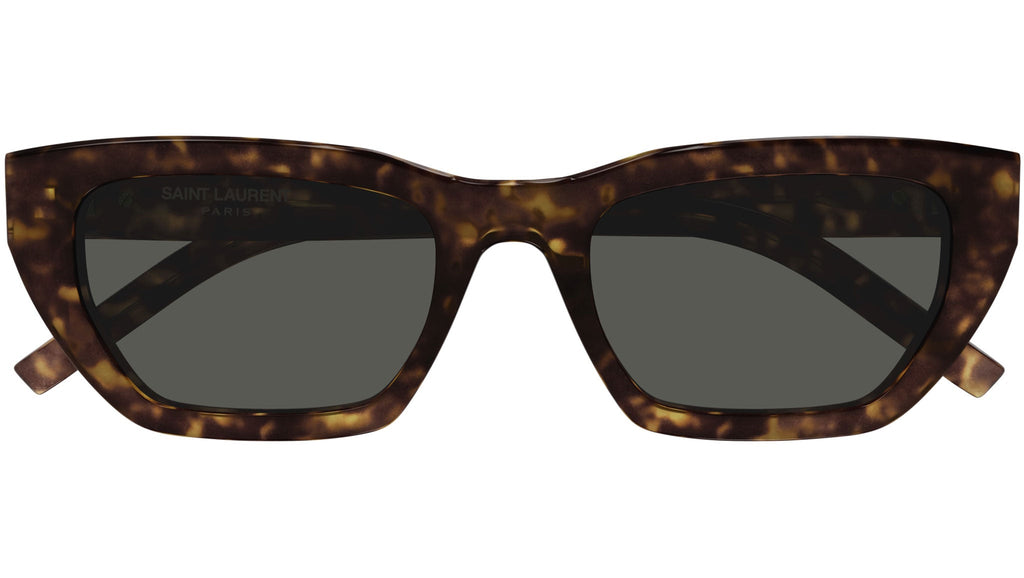 Occhiali da sole SAINT LAURENT SLM127/F Shiny dark havana