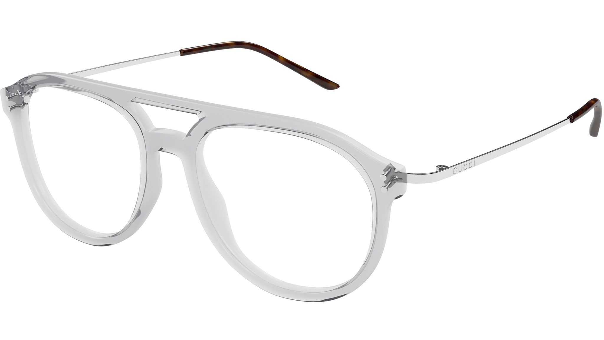 Occhiali da vista GUCCI GG1708O Shiny transparent cloudy grey