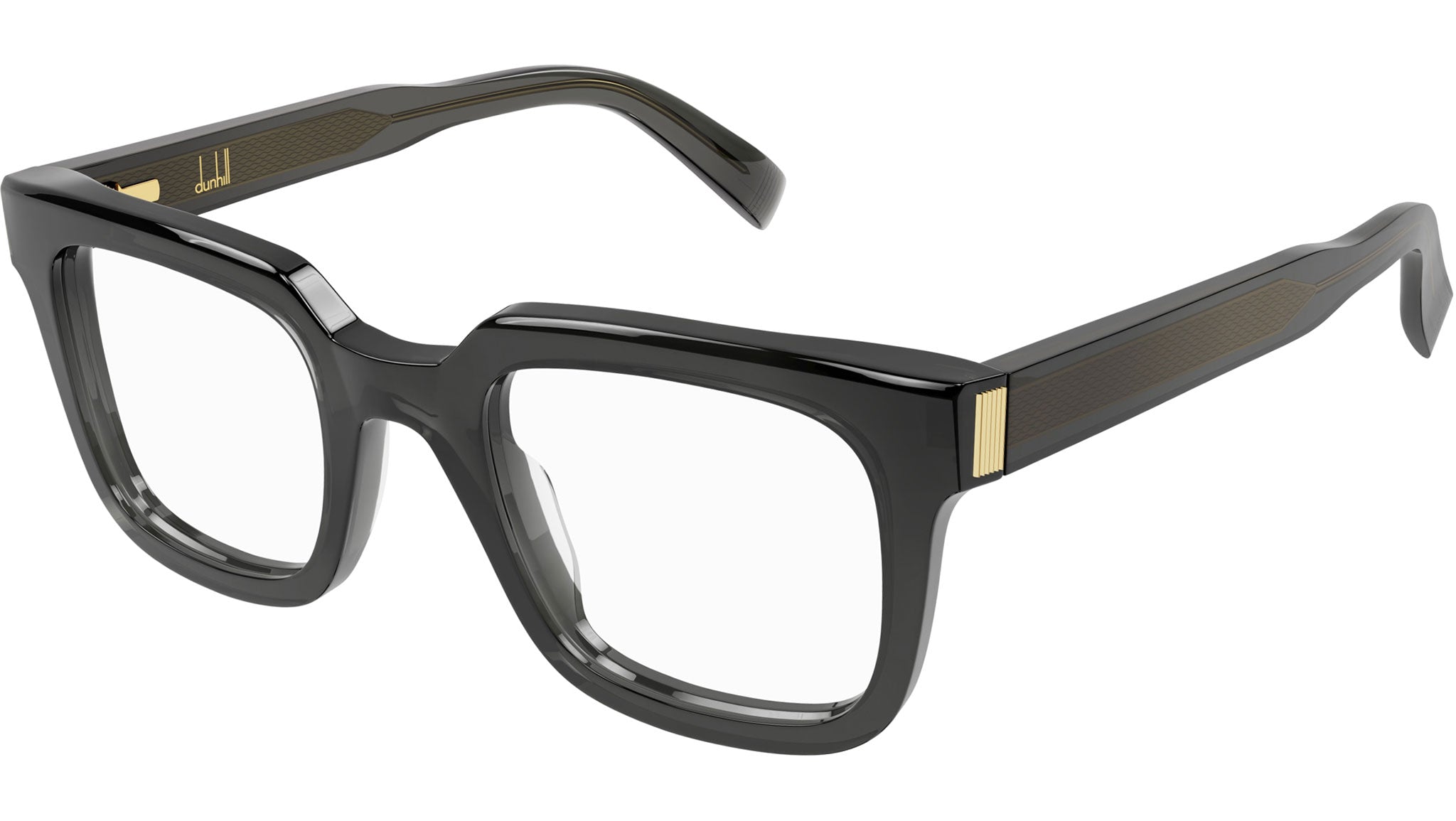 Occhiali da vista DUNHILL DU0032O Shiny transparent dark grey