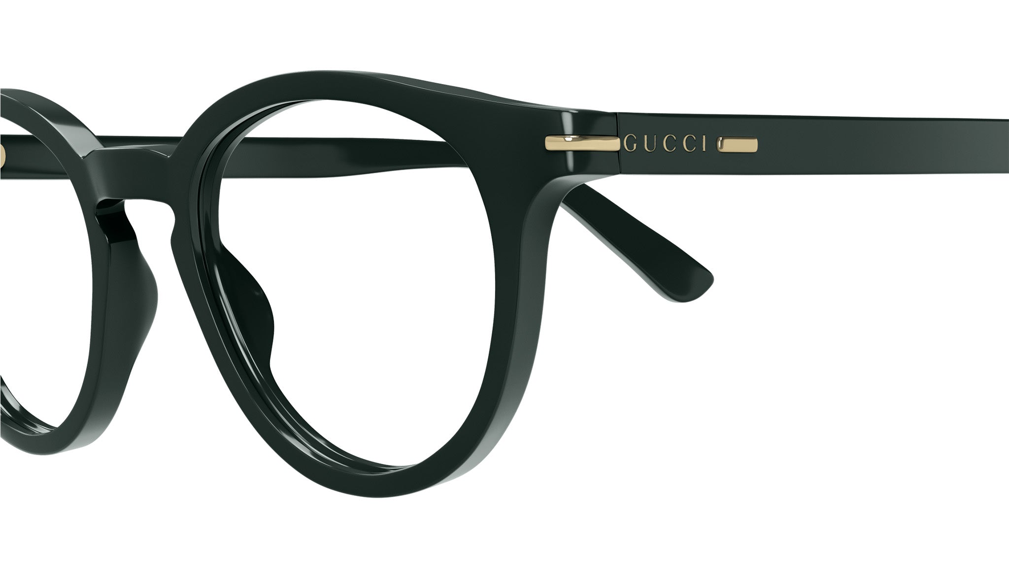 Occhiali da vista GUCCI GG1727O Shiny solid dark green