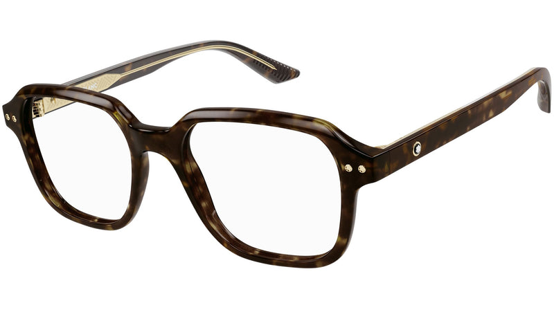 Occhiali da vista MONTBLANC MB0290O Shiny dark havana