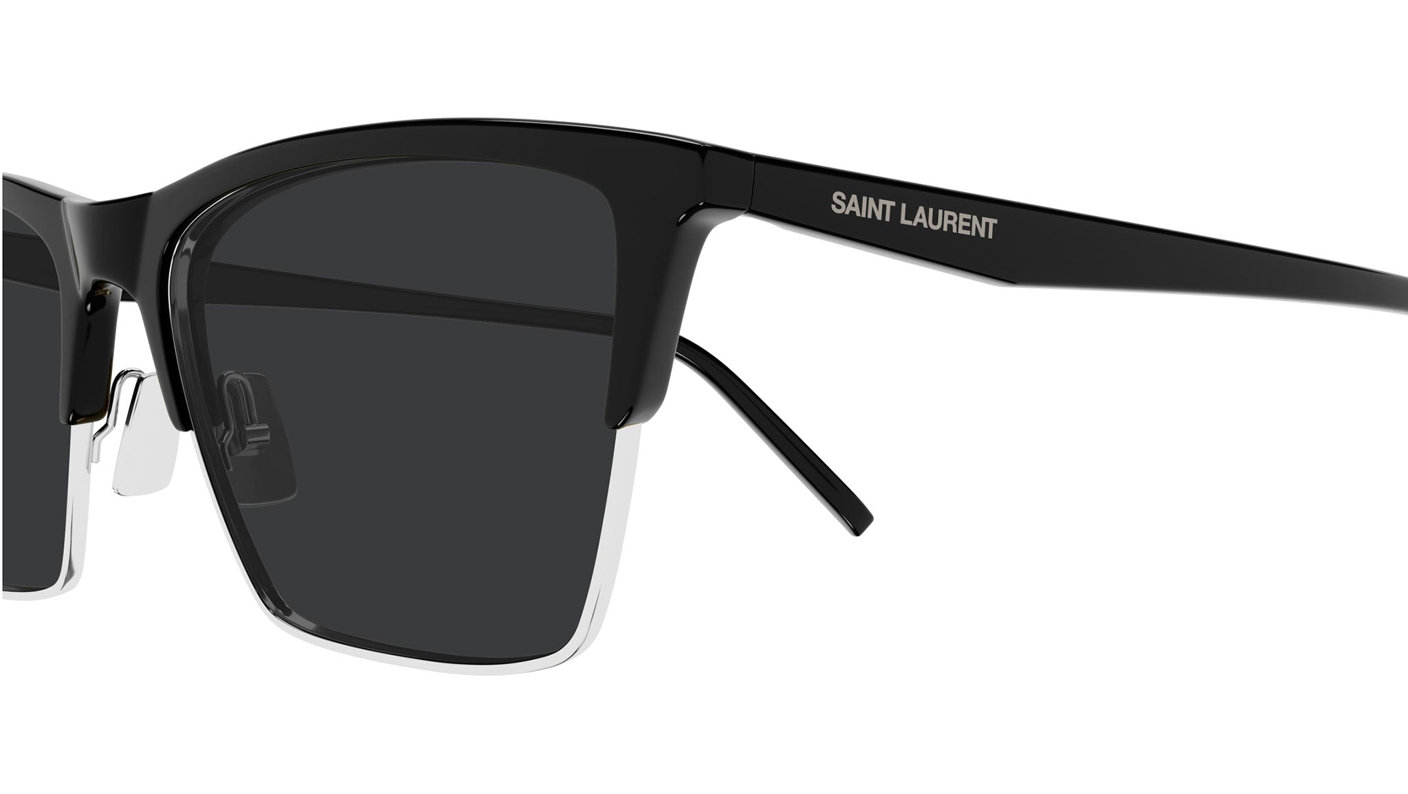 Occhiali da sole SAINT LAURENT SL767 Shiny black shiny silver