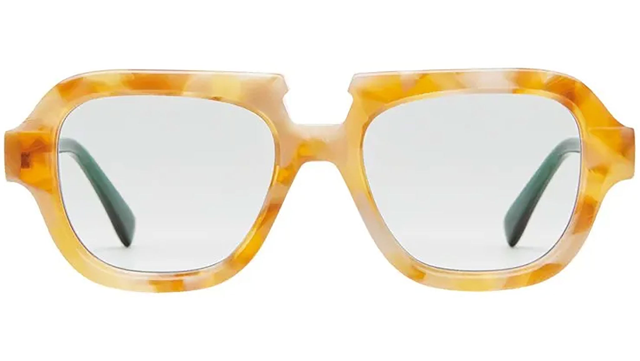 Occhiali da sole KUBORAUM S5 Honey tortoise transparent green
