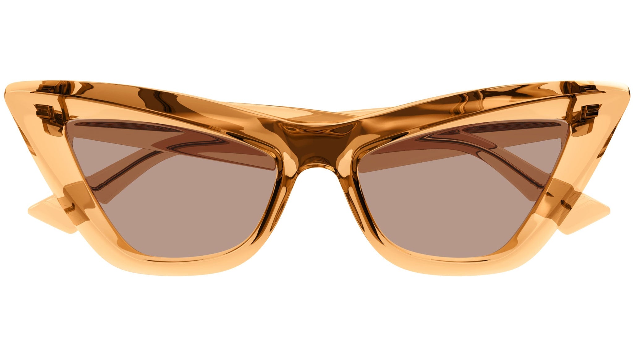 Occhiali da sole BOTTEGA VENETA BV1101S Shiny transparent orange