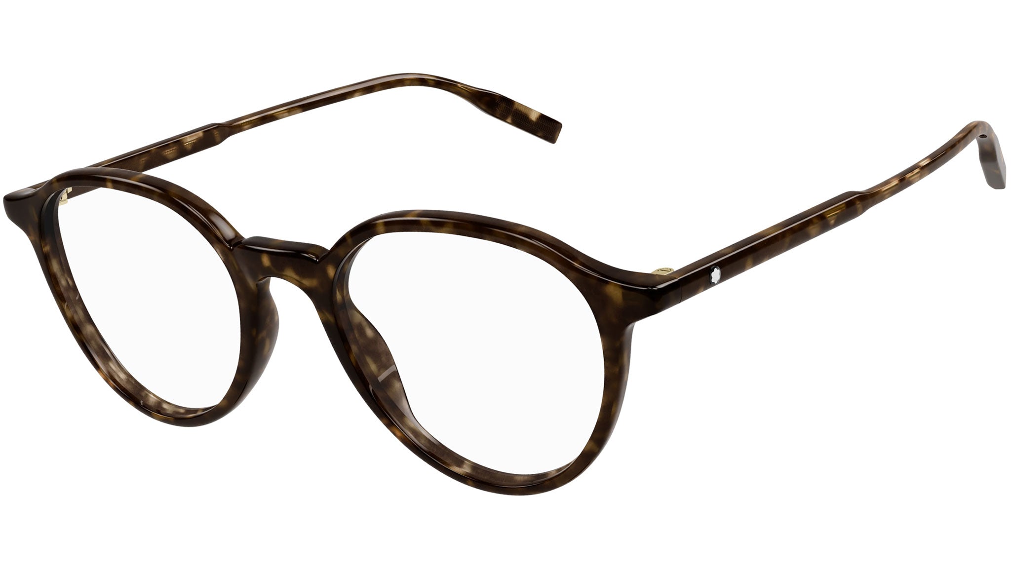 Occhiali da vista MONTBLANC MB0291O Shiny dark havana
