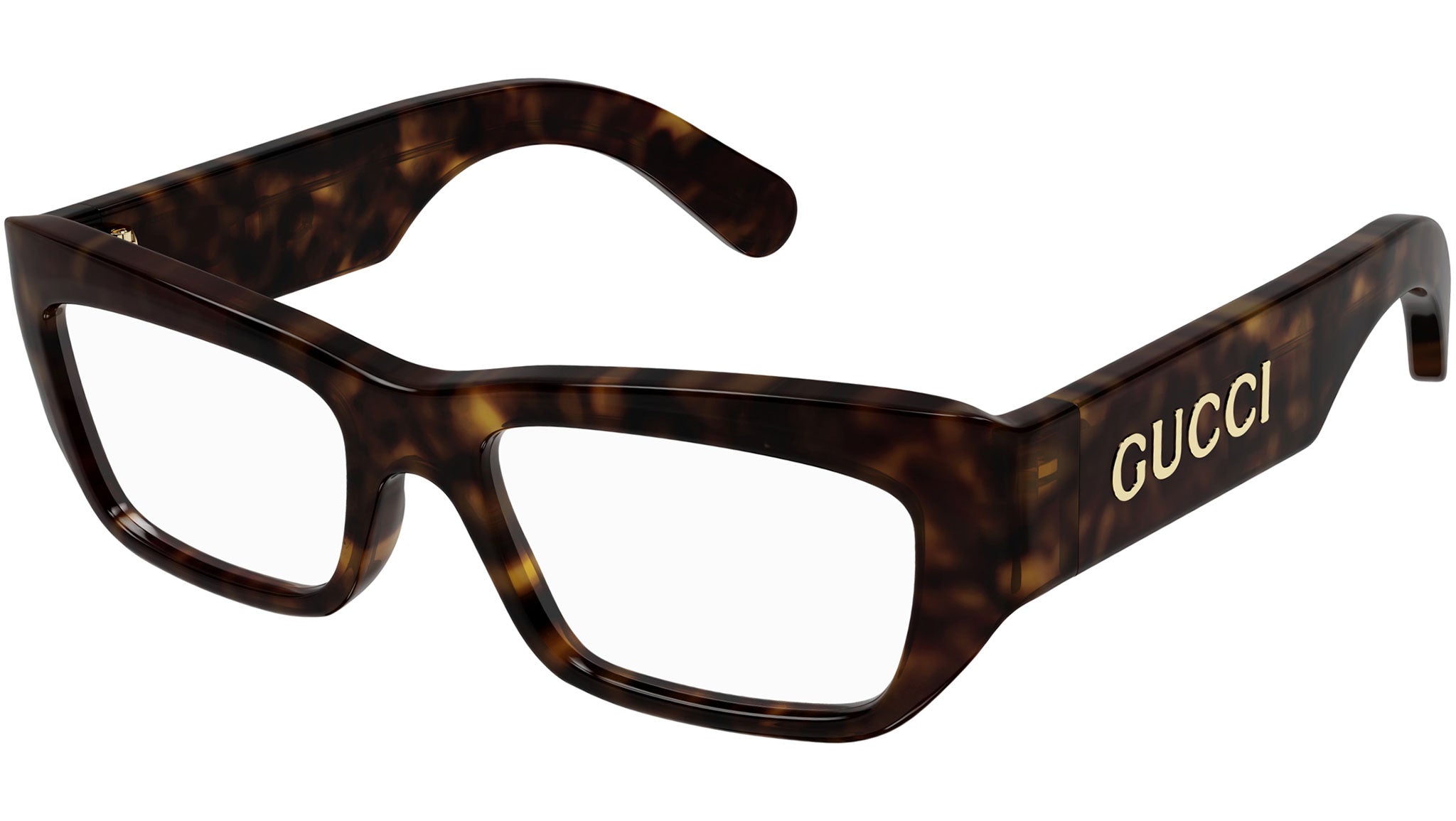 Occhiali da vista GUCCI GG1297O Shiny dark havana