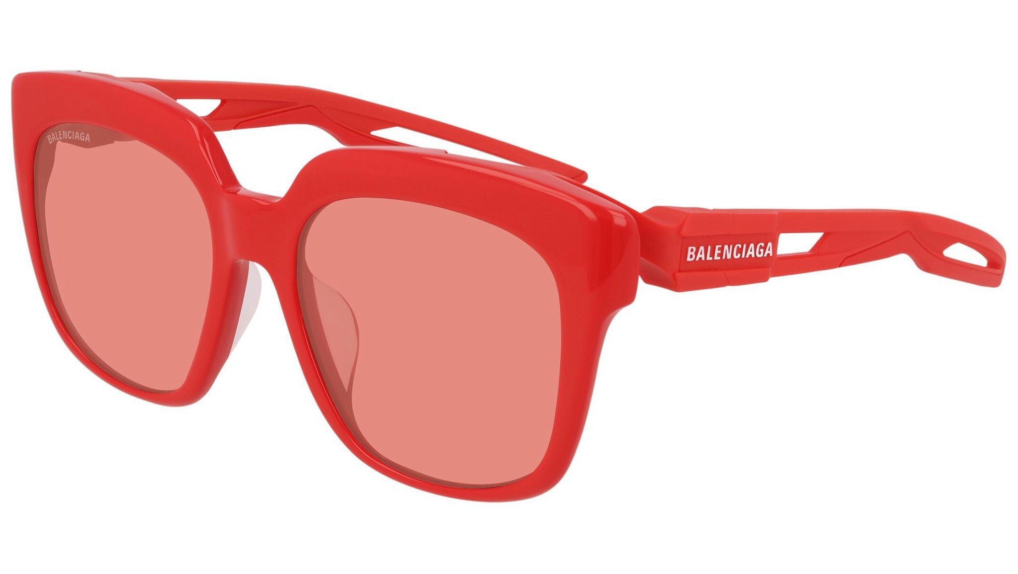 Occhiali da sole BALENCIAGA BB0025SA Shiny solid red
