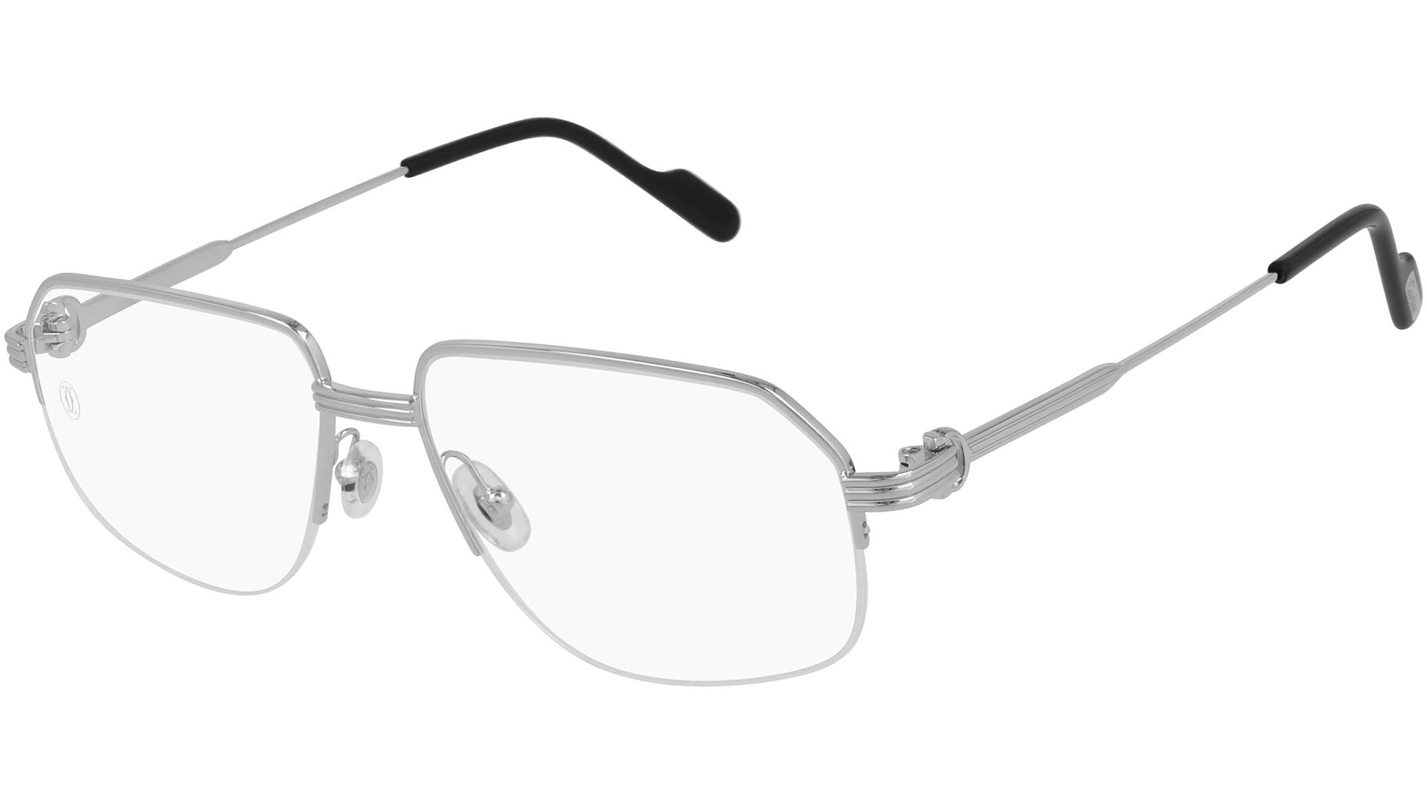 Occhiali da vista CARTIER CT0285O Smooth platinum