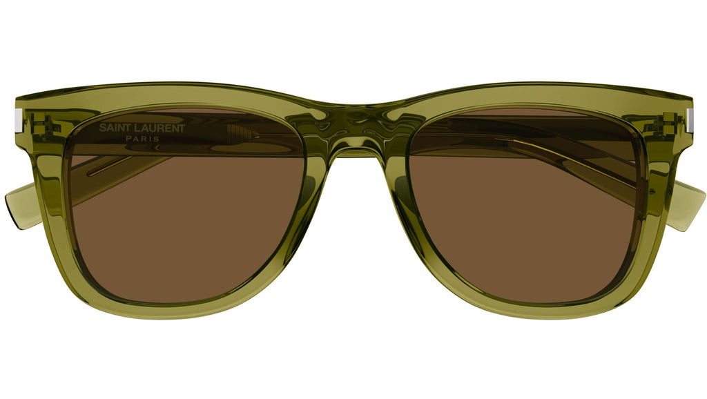 Occhiali da sole SAINT LAURENT SL712 Shiny transparent acid green
