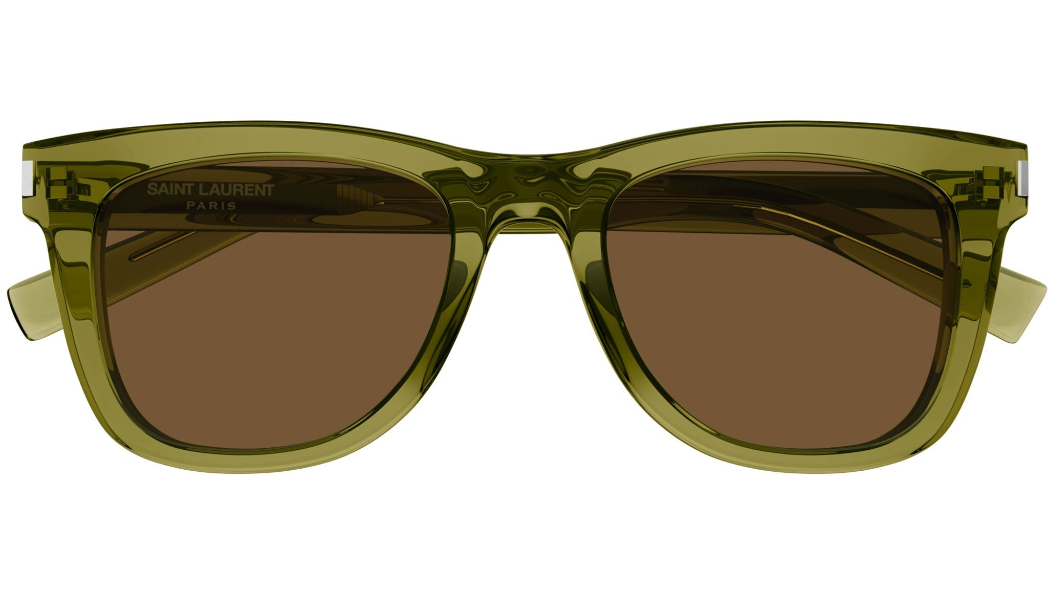 Occhiali da sole SAINT LAURENT SL712 Shiny transparent acid green
