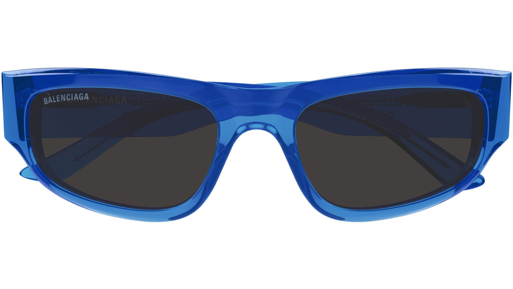 Occhiali da sole BALENCIAGA BB0388S Shiny transparent lapis blue