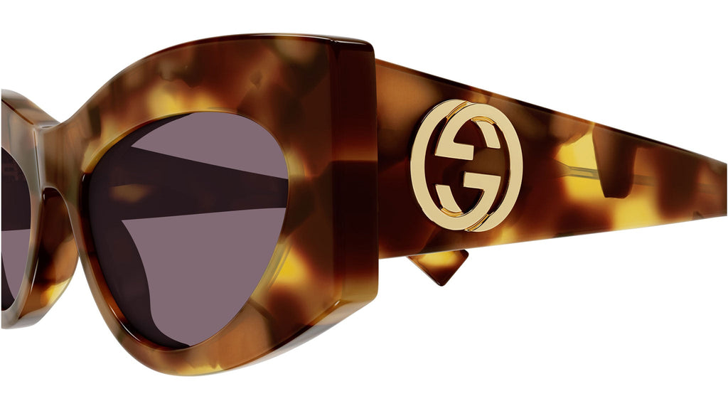 Occhiali da sole GUCCI GG1843S Shiny milky classic havana