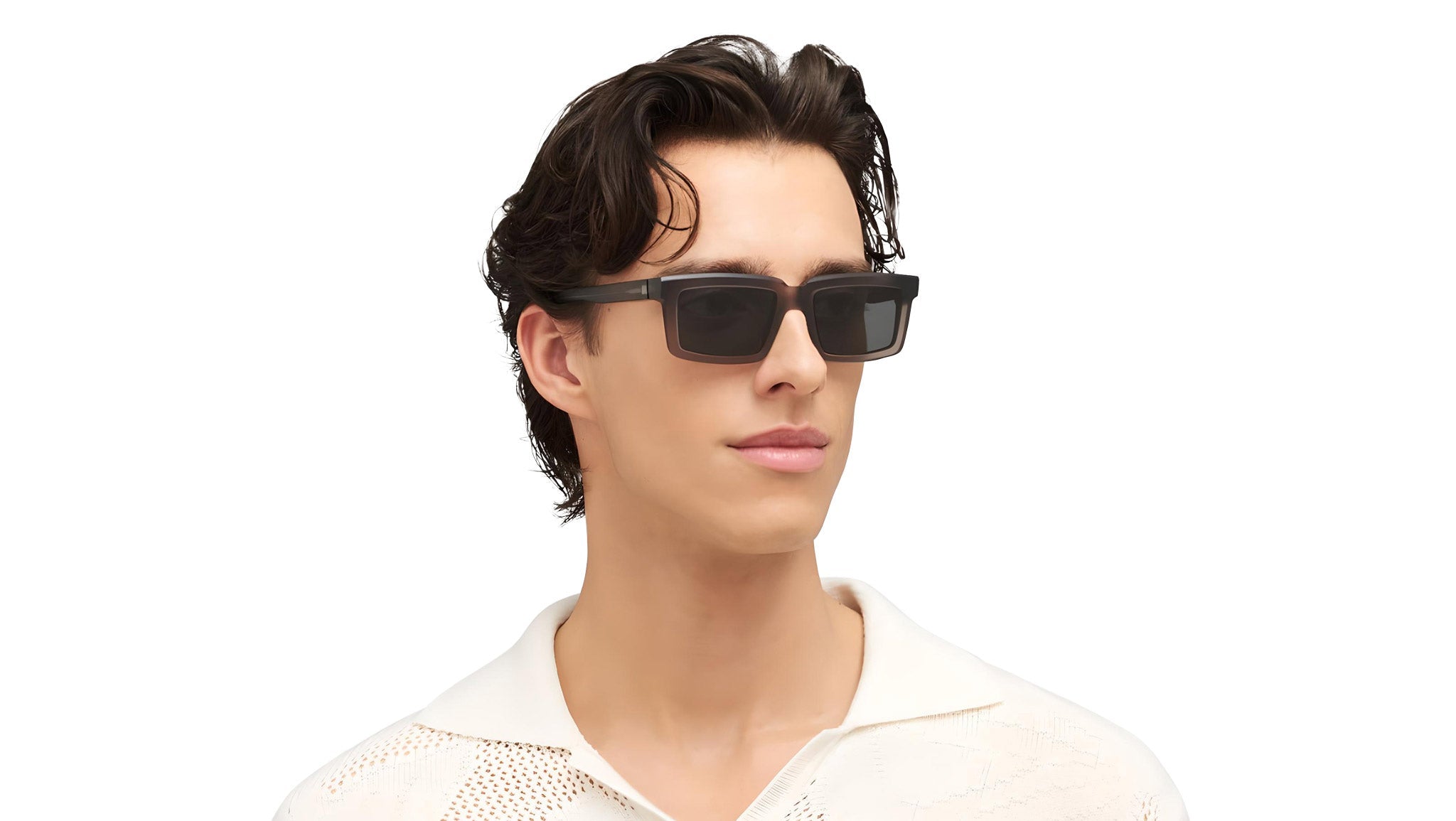 Occhiali da sole MYKITA DAKAR Chilled raw clear ash silver