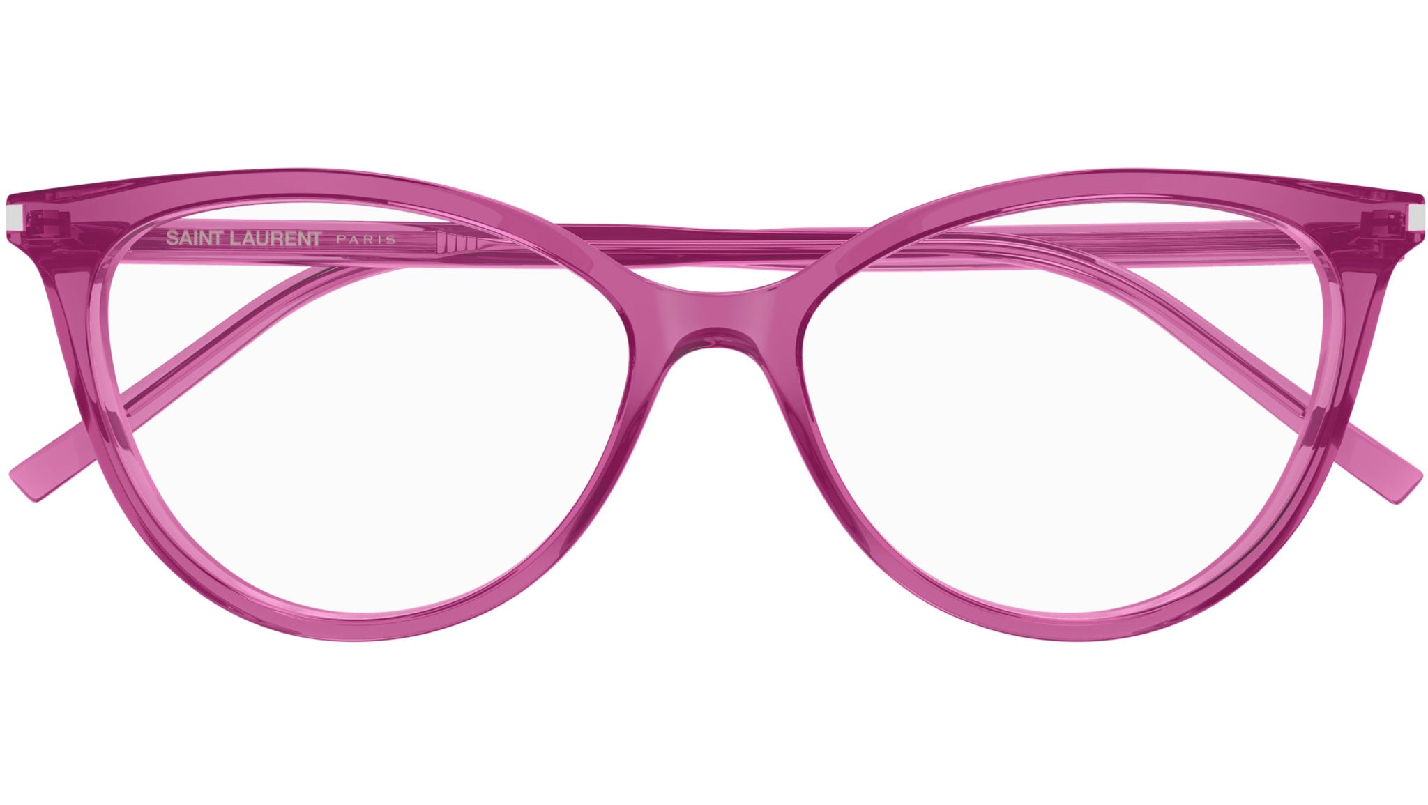 Occhiali da vista SAINT LAURENT SL261 Shiny transparent cyclamen
