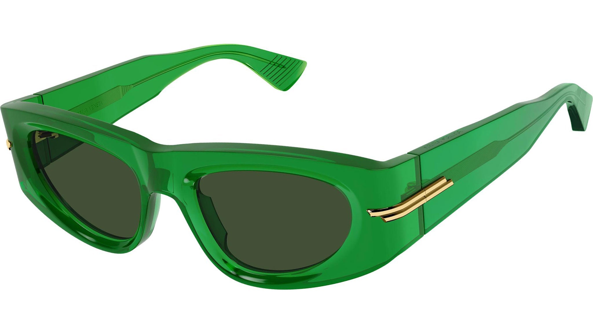 Occhiali da sole BOTTEGA VENETA BV1144S Shiny transparent green