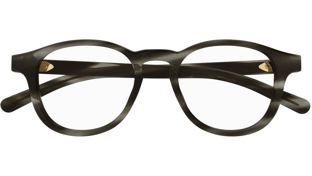 Occhiali da vista GUCCI GG1510O Shiny striated gray havana