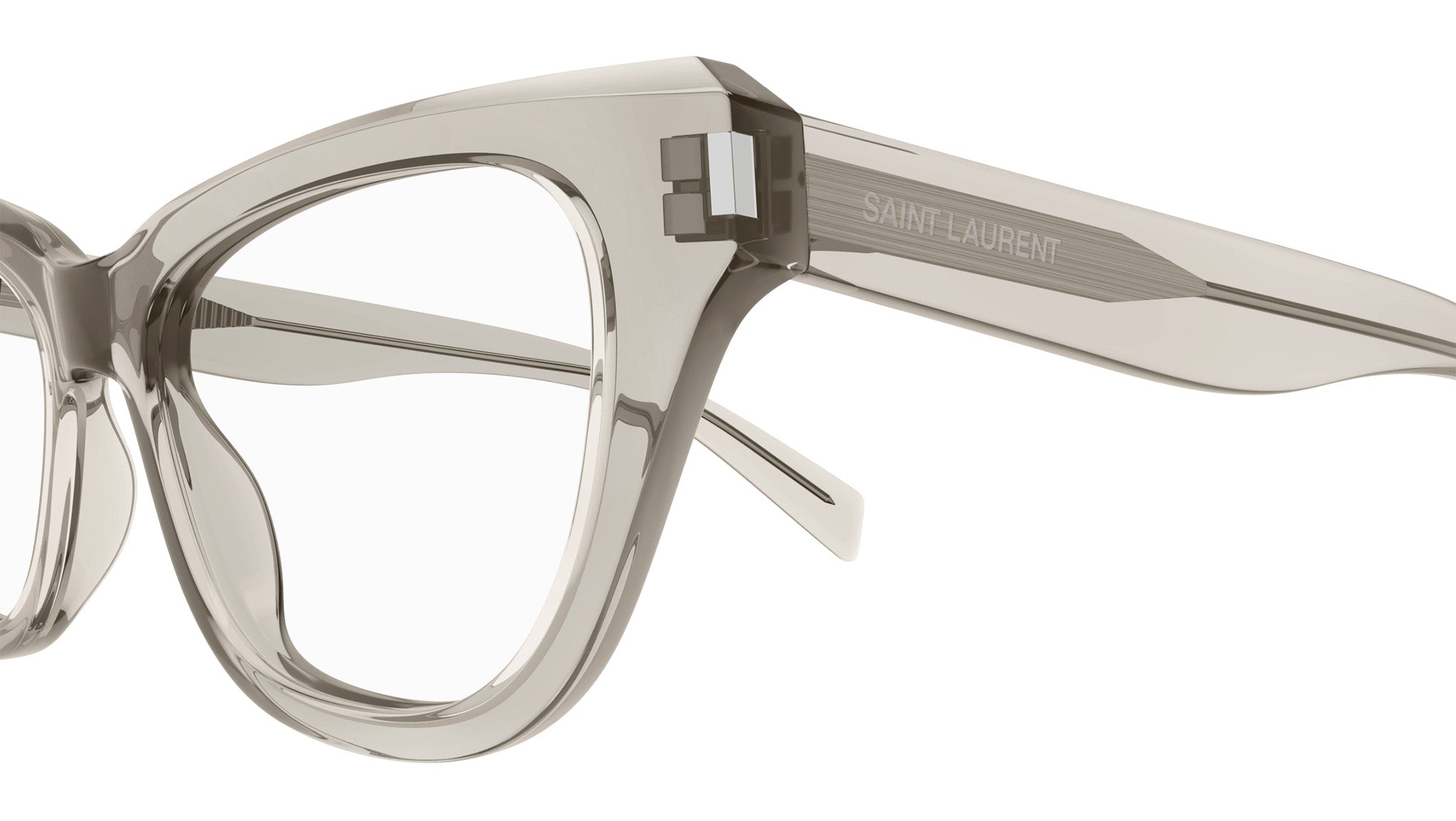 Occhiali da vista SAINT LAURENT SL472 Shiny transparent beige