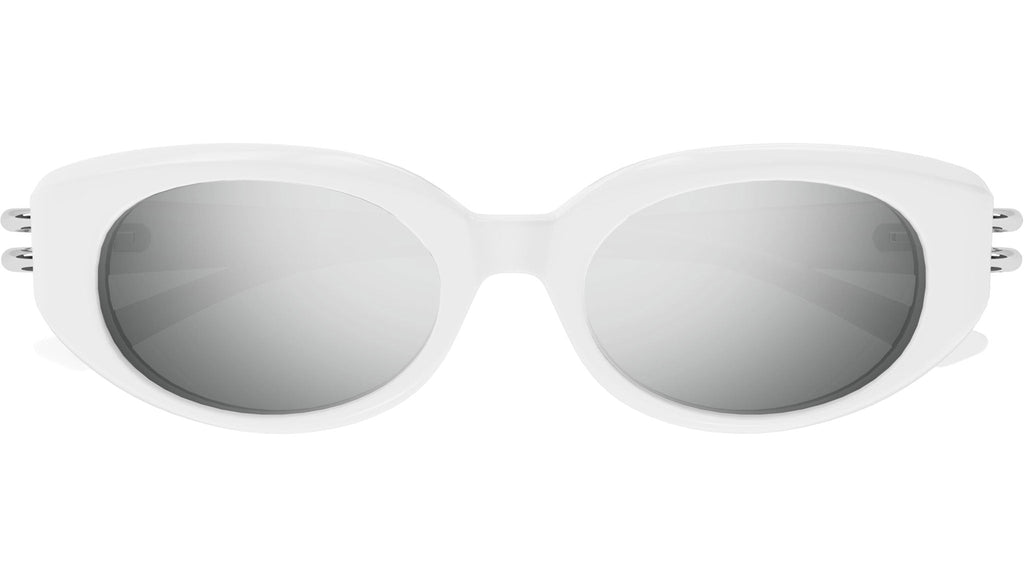Occhiali da sole ALEXANDER MCQUEEN AM0469S Shiny solid white