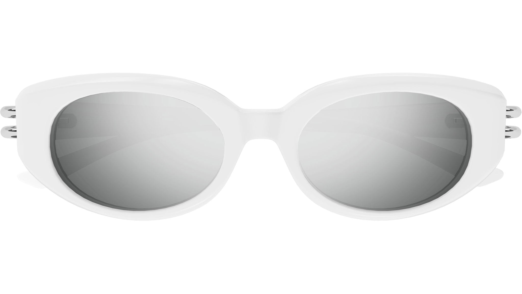 Occhiali da sole ALEXANDER MCQUEEN AM0469S Shiny solid white