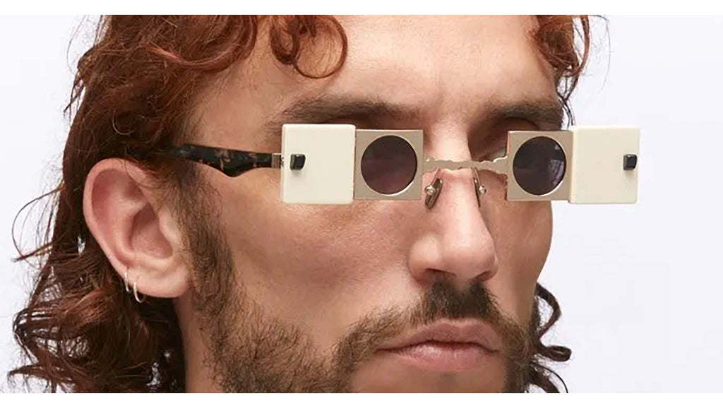 Occhiali da sole KUBORAUM Q50 Rose gold ivory