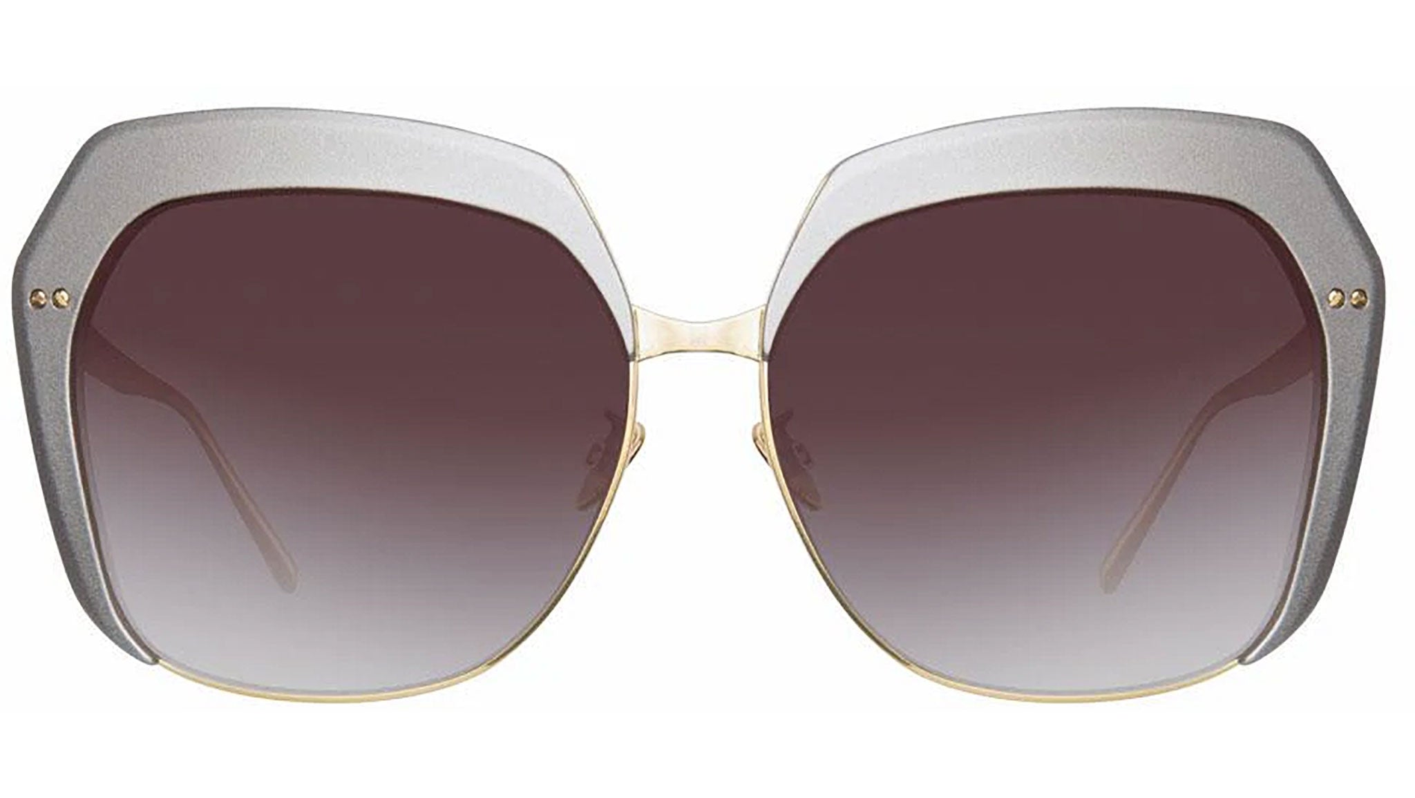 Occhiali LINDA FARROW 578 Grey taupe gold