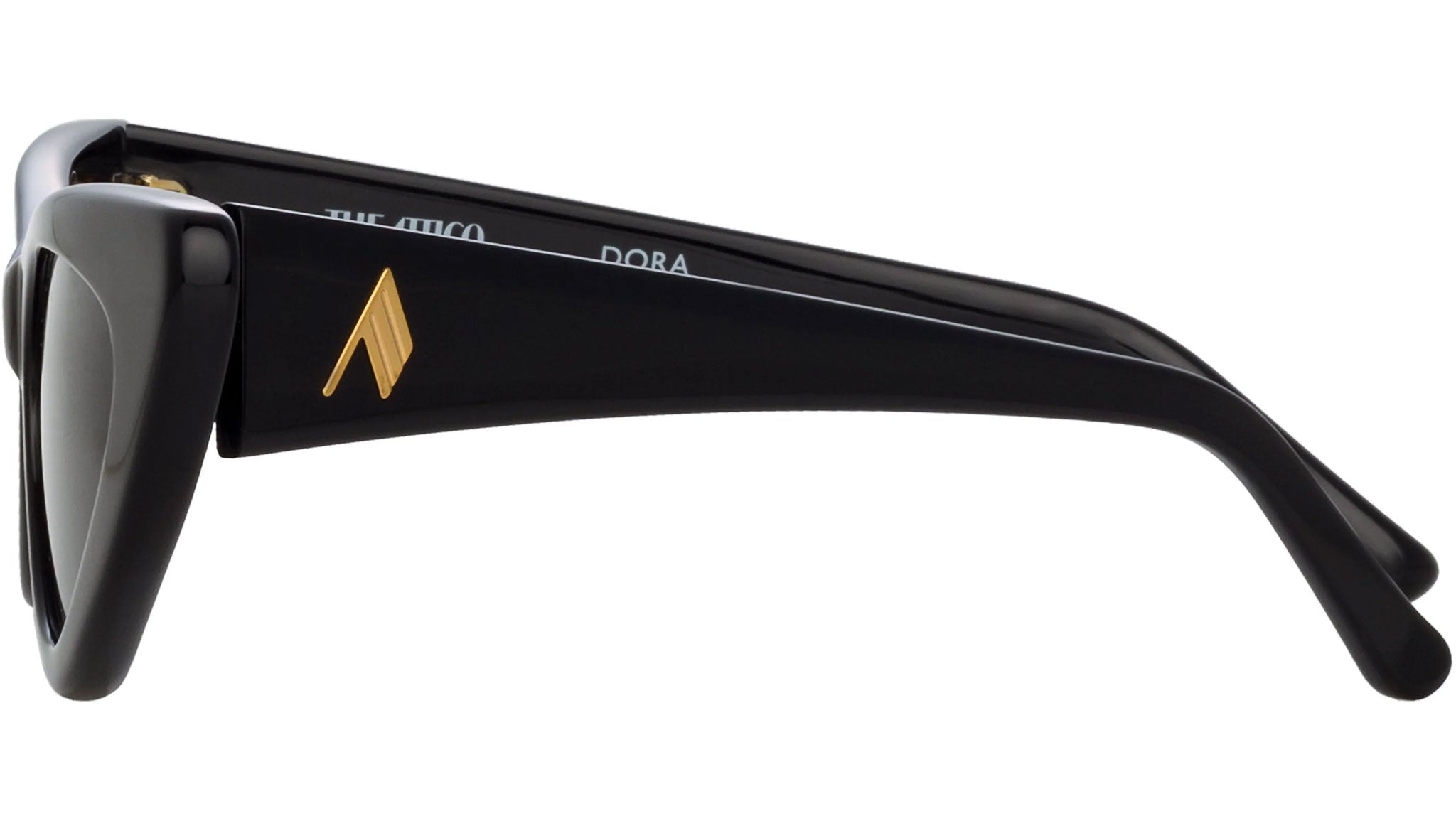 Occhiali THE ATTICO Dora Black yellow gold