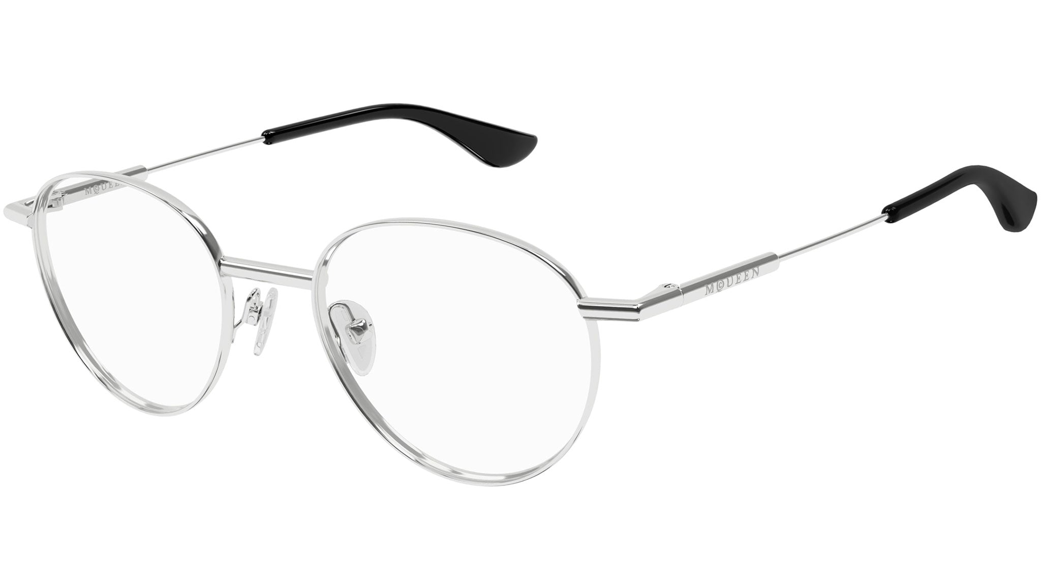 Occhiali da vista ALEXANDER MCQUEEN AM0502O Shiny silver