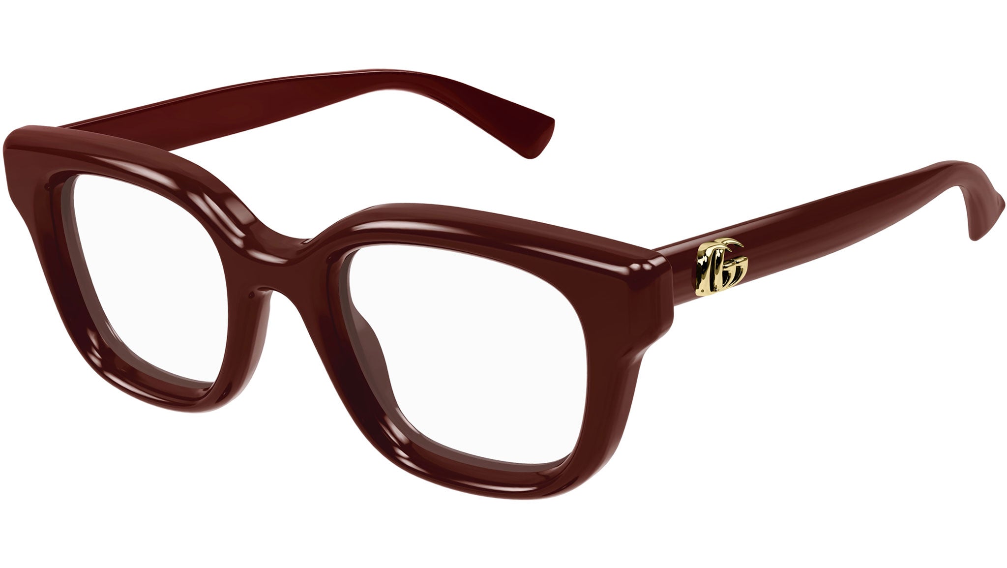 Occhiali da vista GUCCI Shiny solid burgundy