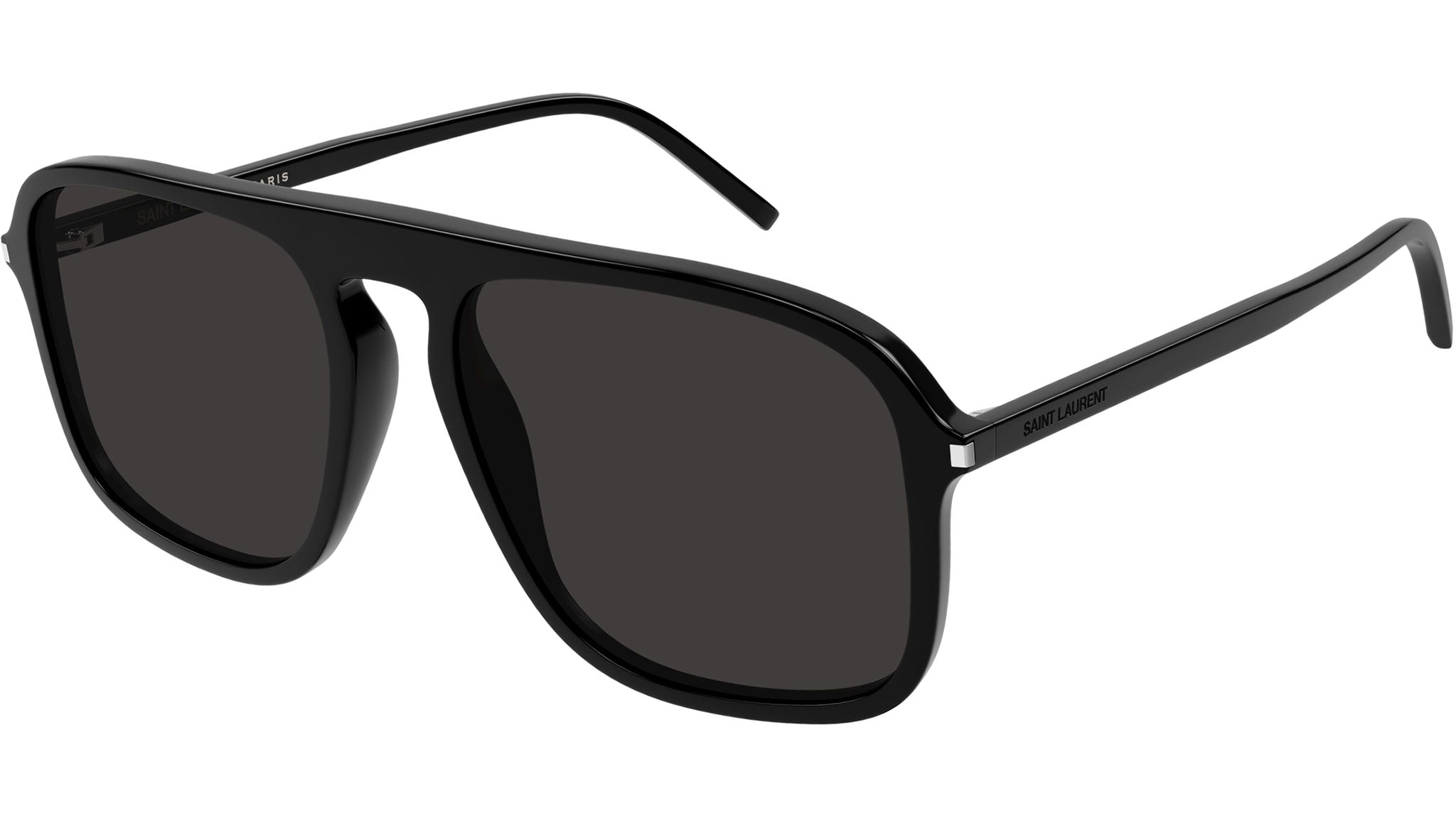 Occhiali da sole SAINT LAURENT SL590 Shiny solid black