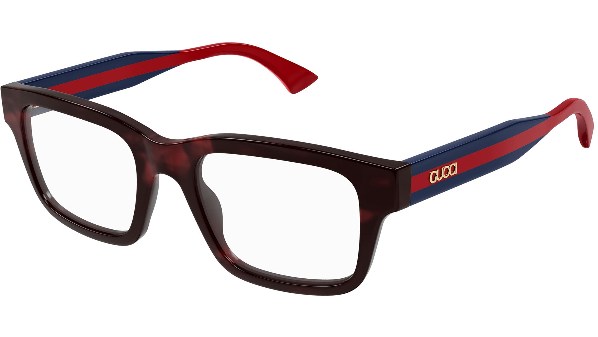 Occhiali da vista GUCCI Shiny melange burgundy classic havana
