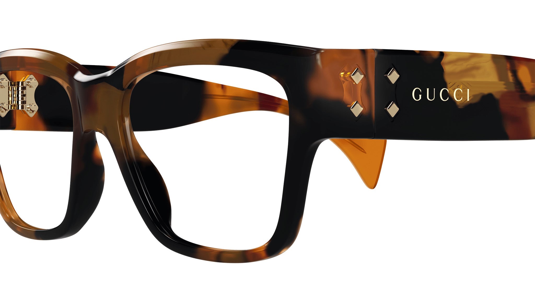 Occhiali da vista GUCCI GG1705O Shiny big spotted tartaruga