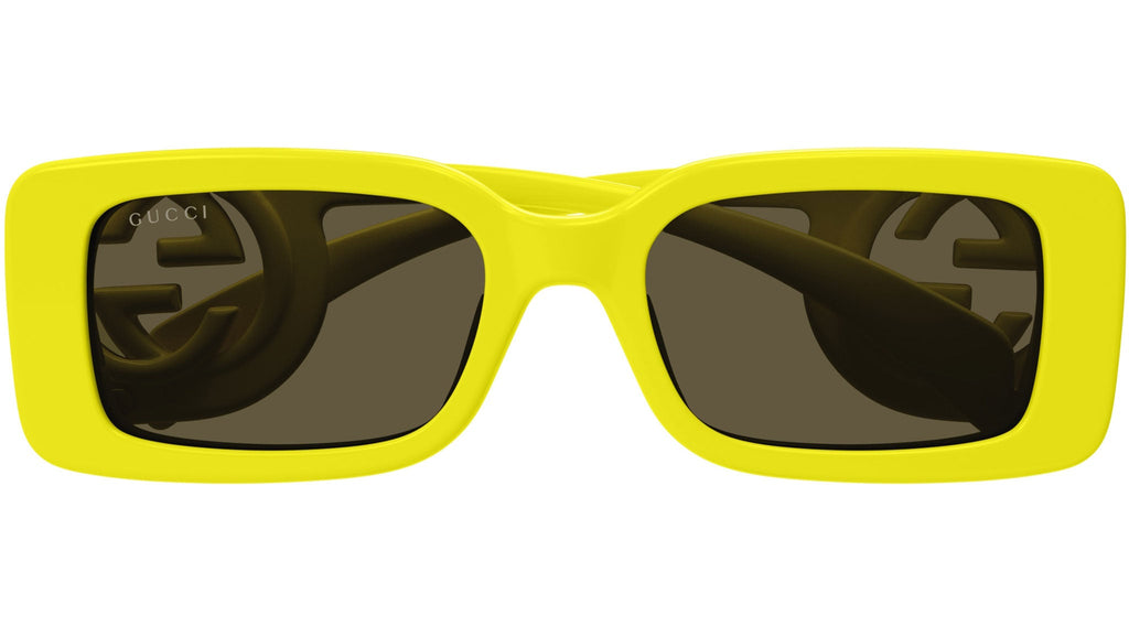 Occhiali da sole GUCCI GG1325S Shiny solid acid yellow