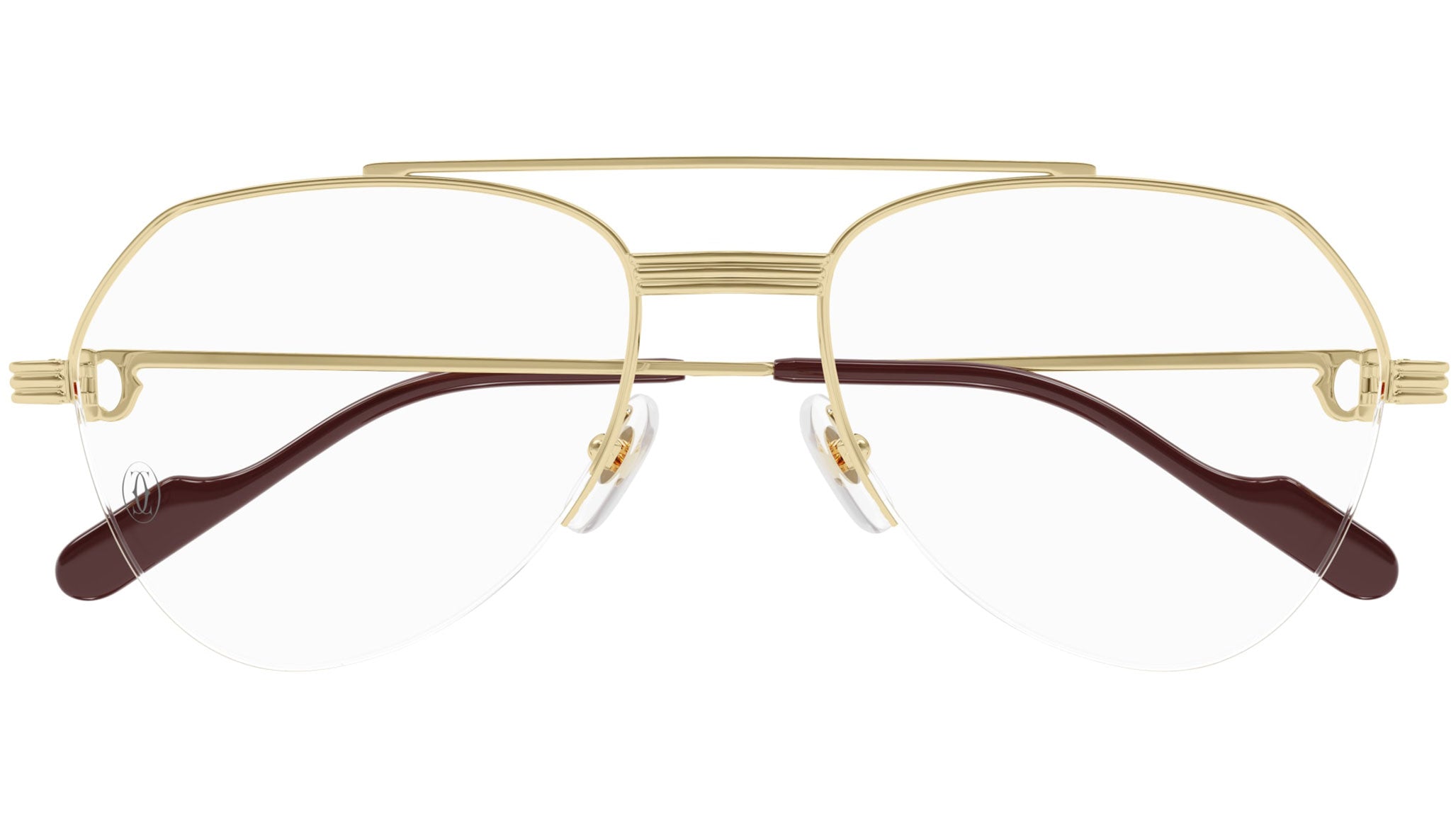 Occhiali da vista CARTIER CT0409O Smooth golden finish