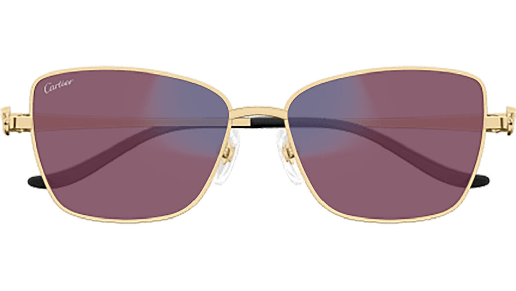 Occhiali da sole CARTIER CT0523S Smooth golden finish